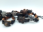 Preview: Schildkröten Tiki Kunstleder Armband schwarz